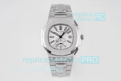 3KF Replica Patek Philippe Nautilus Chronograph 5980 Stainless Steel Watch